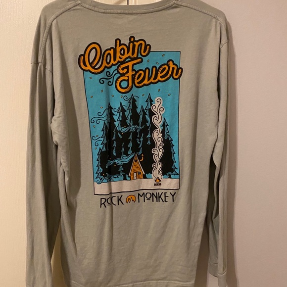 Rock Monkey Cabin Fever Long Sleeve Tee - Picture 1 of 3